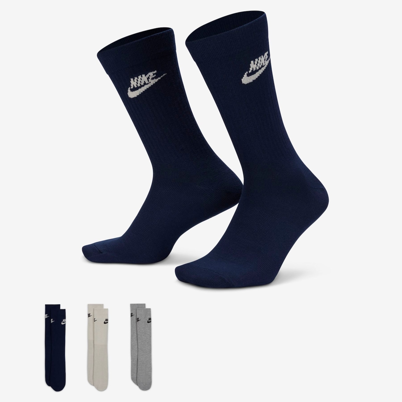 Meia Nike Sportswear Everyday Essential (3 Pares) Unissex