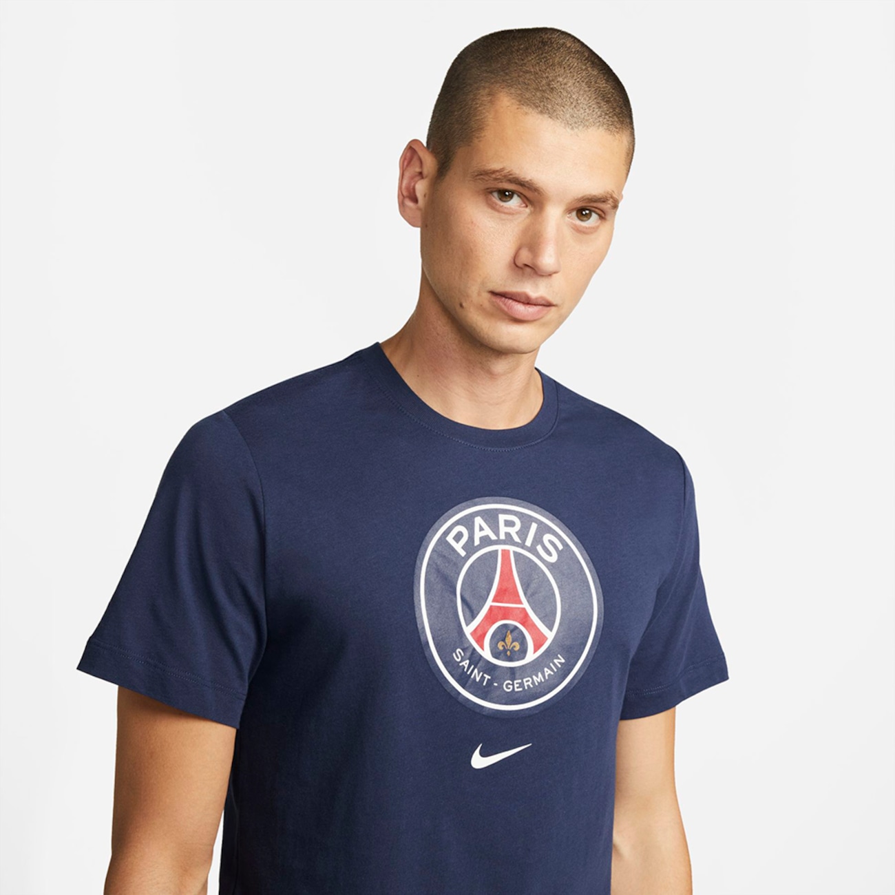 Oferta De Camiseta Nike PSG Crest Masculina Nike Just Do It