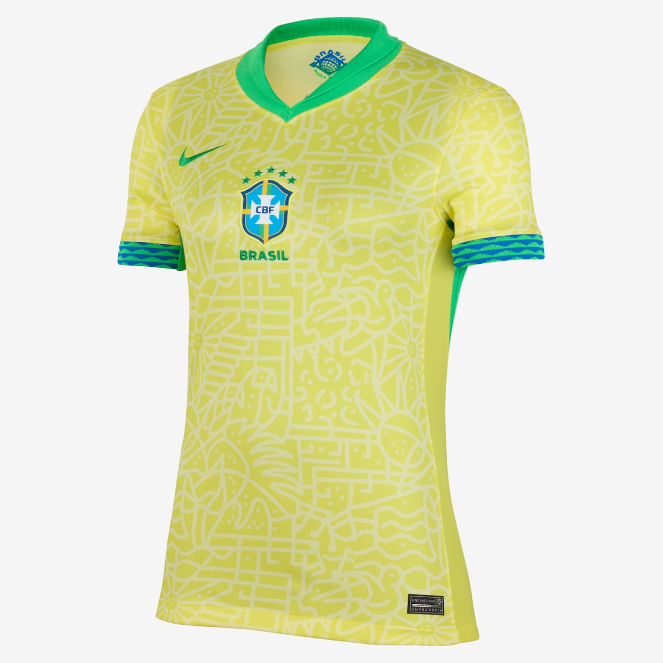 Camisa Nike Brasil I 2024/25 Torcedora Pro Feminina