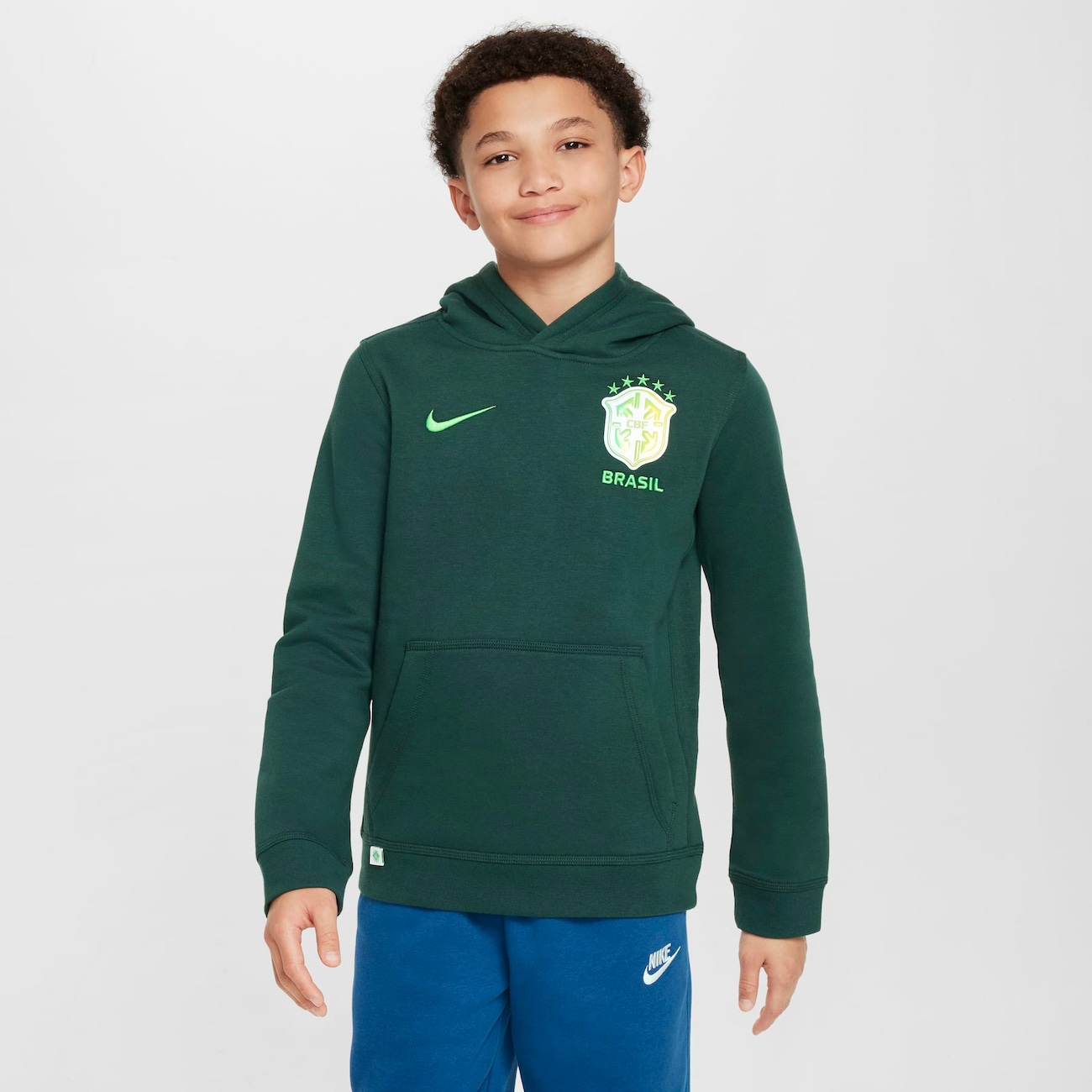 Blusão Nike Sportswear Brasil Club Infantil