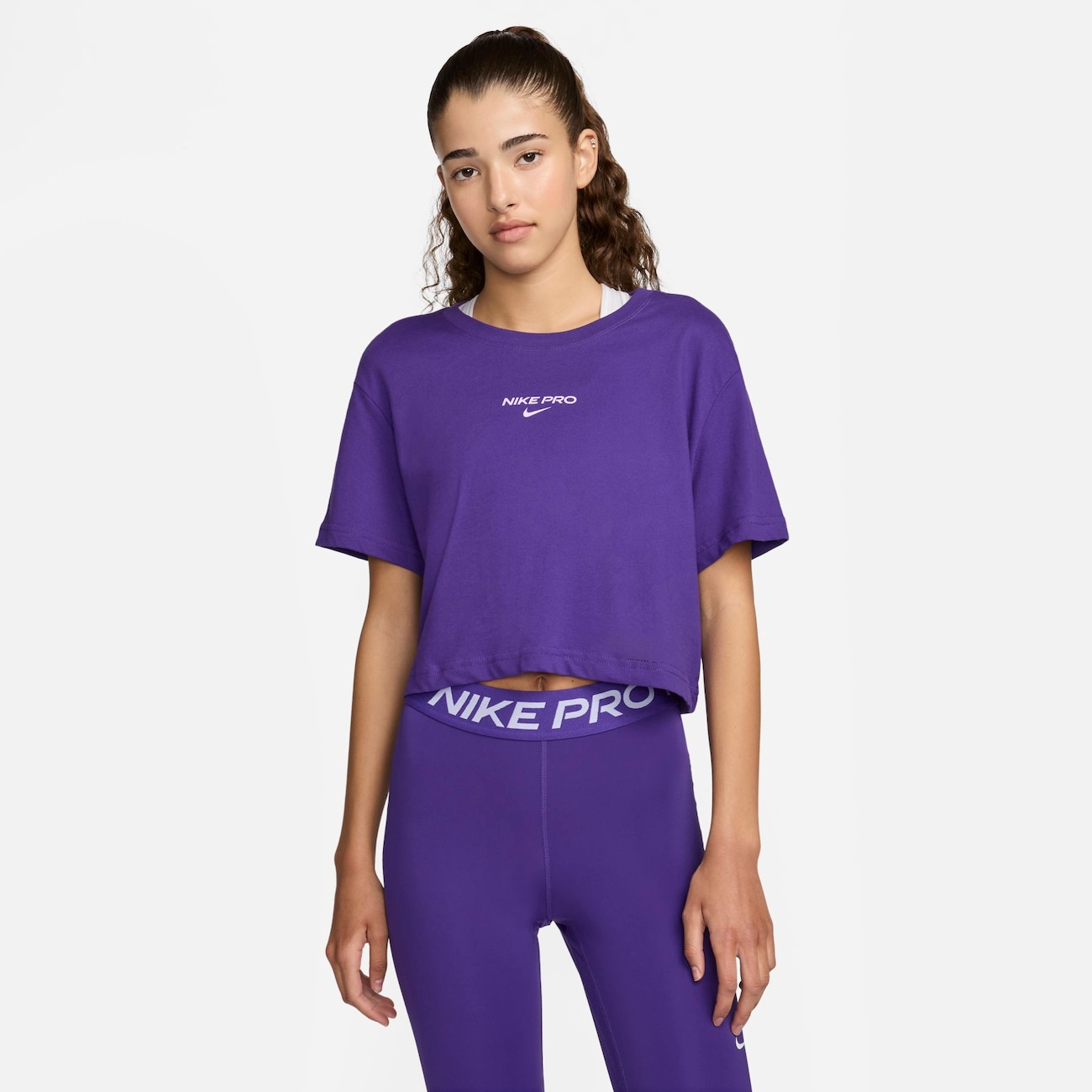 Camiseta Nike Pro Croped Feminina