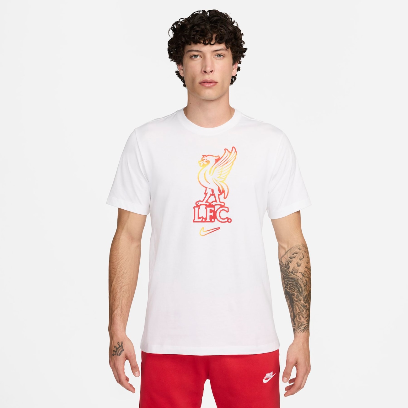 Camiseta Nike Liverpool Crest Masculina