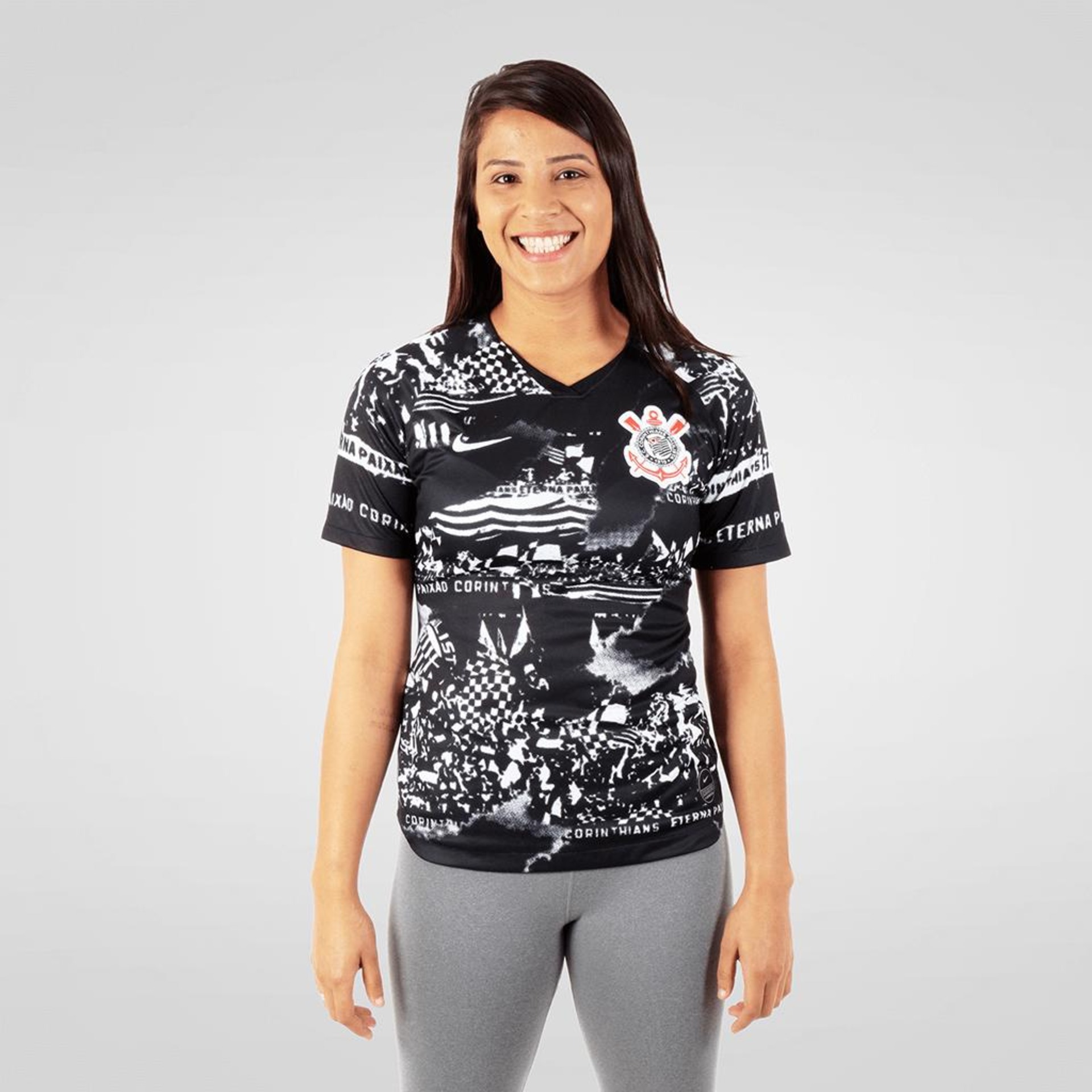 Oferta de Camisa Nike Corinthians III Invasões Torcedora Pro Feminina