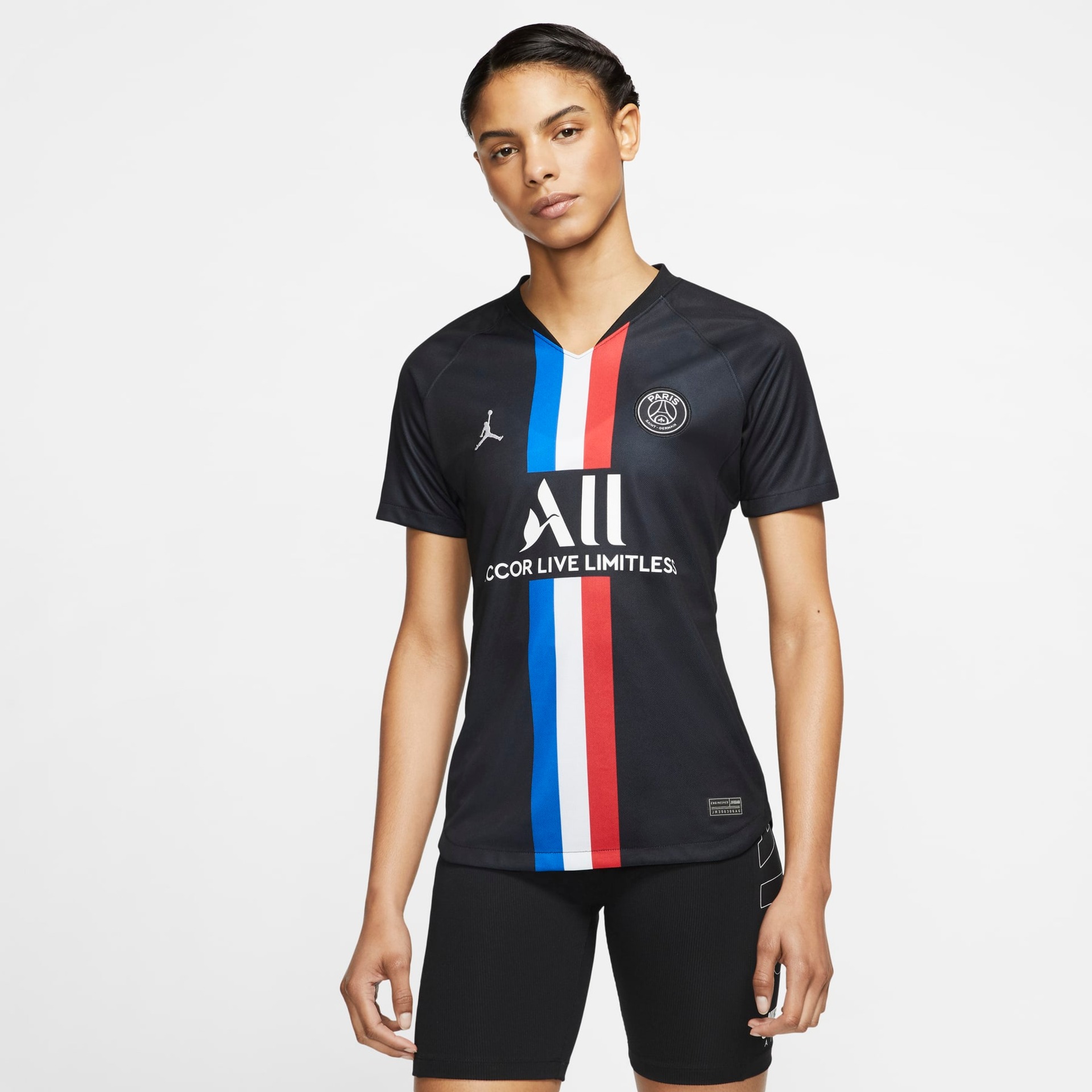 Oferta De Camisa Jordan X Psg Iv Torcedora Pro Feminina Nike