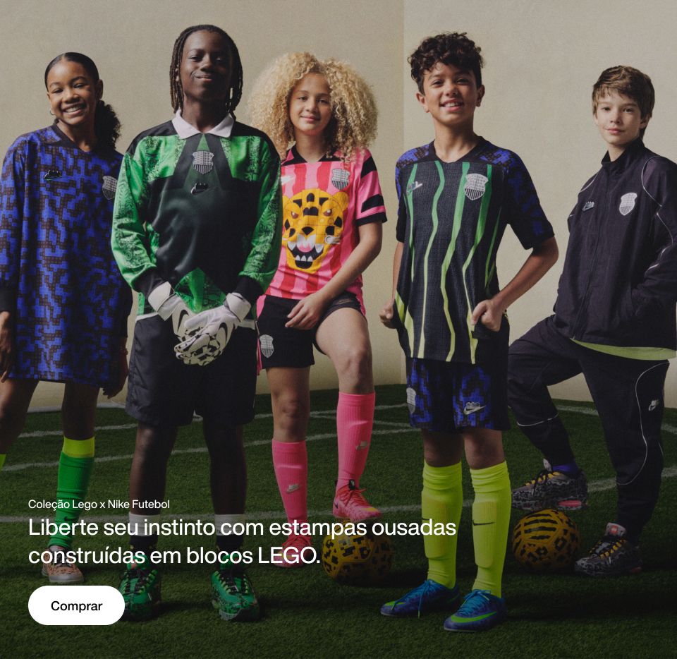 Coleção Lego x Nike Futebol