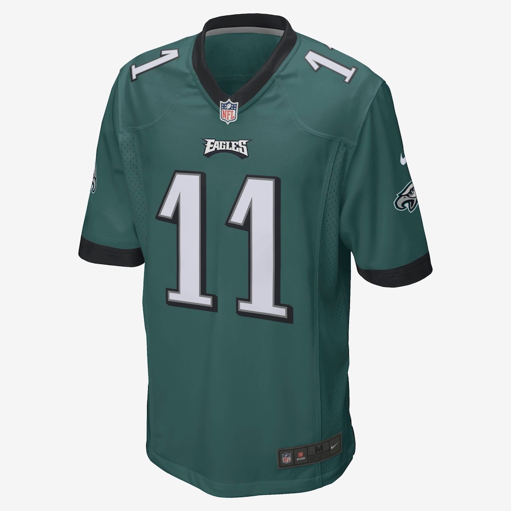 Camisa Nike NFL Philadelphia Eagles (Carson Wentz) Masculina - Foto 1