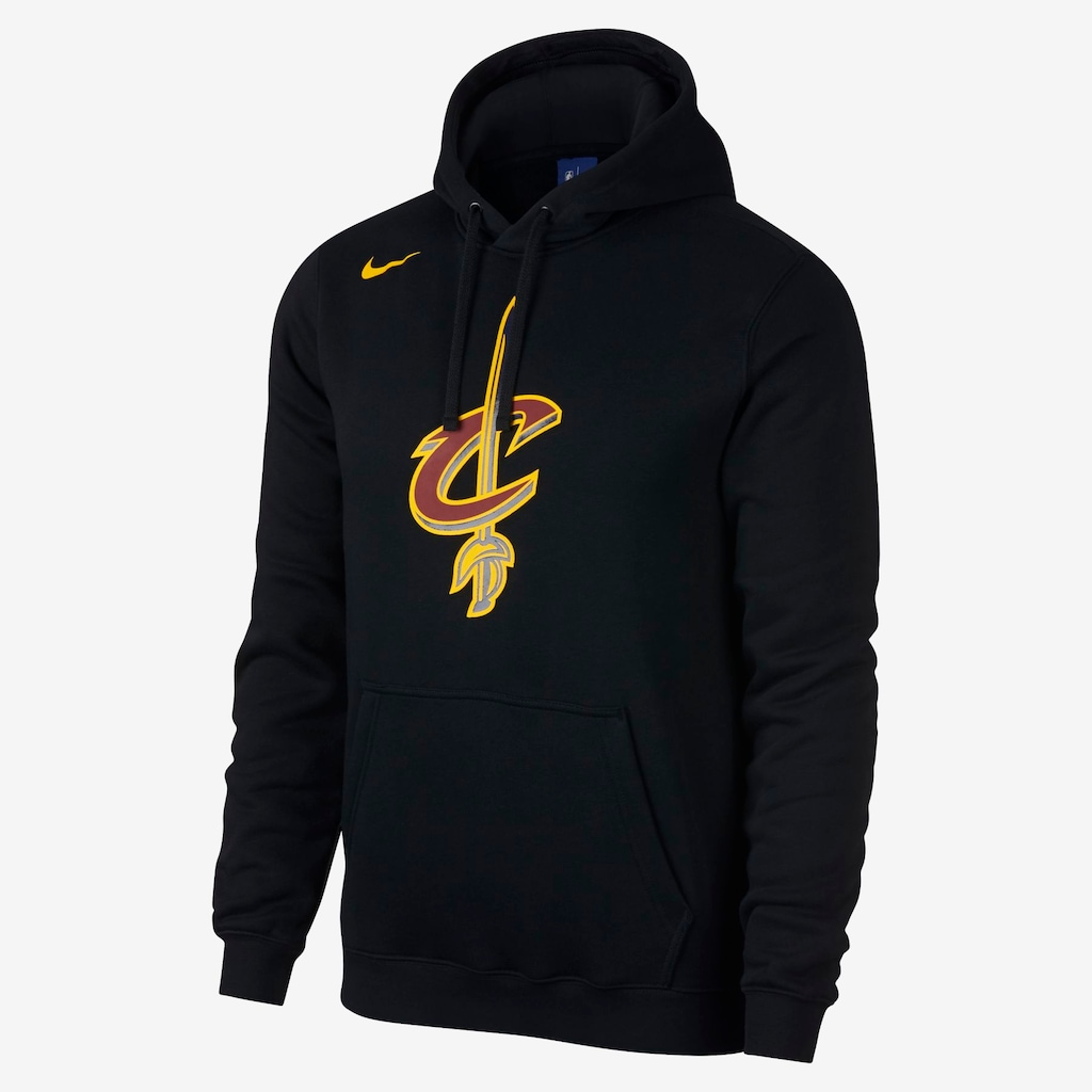 Blusão Nike Cleveland Cavaliers Fleece Club Logo Masculino - Foto 1