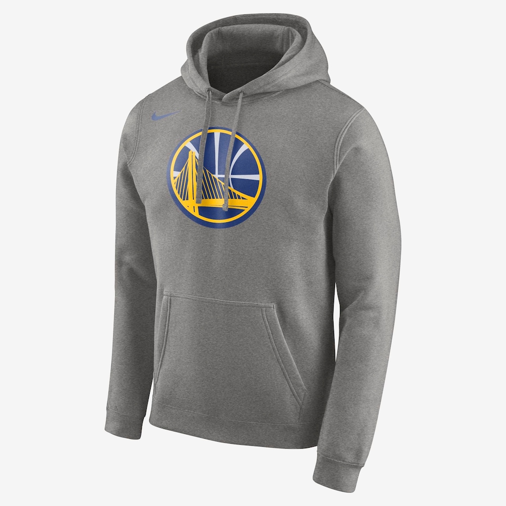 Blusão Nike Golden State Warriors Fleece Club Logo Masculino - Foto 1