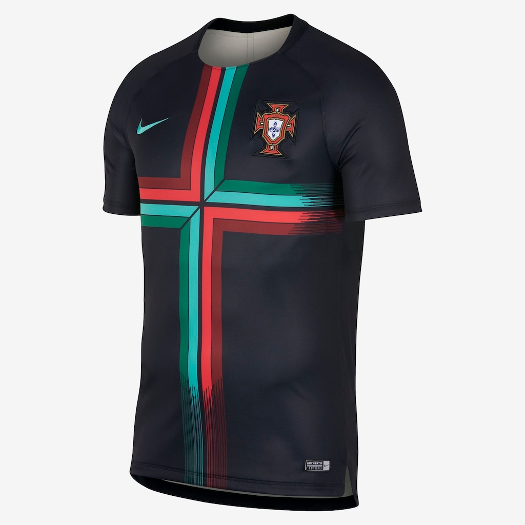 Camisa Pré-Jogo Nike Portugal 2018/19 Masculina - Foto 1