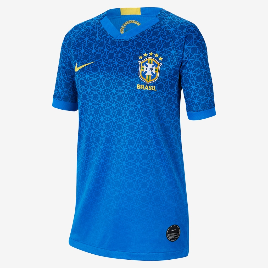Camisa Nike Brasil II 2019/20 Torcedor Pro Infantil - Foto 1