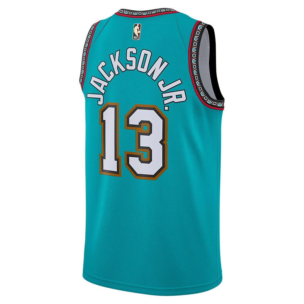 Regata Nike Jaren Jackson Jr Classic Edition Swingman (Memphis Grizzlies) Masculina - Foto 2