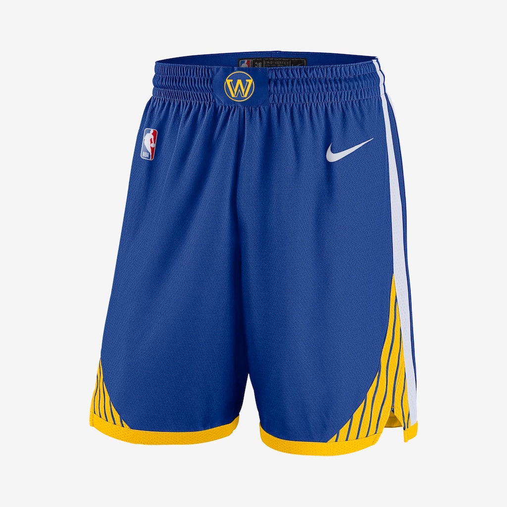 Shorts Nike Golden State Warriors Icon Edition Swingman Masculino - Foto 1