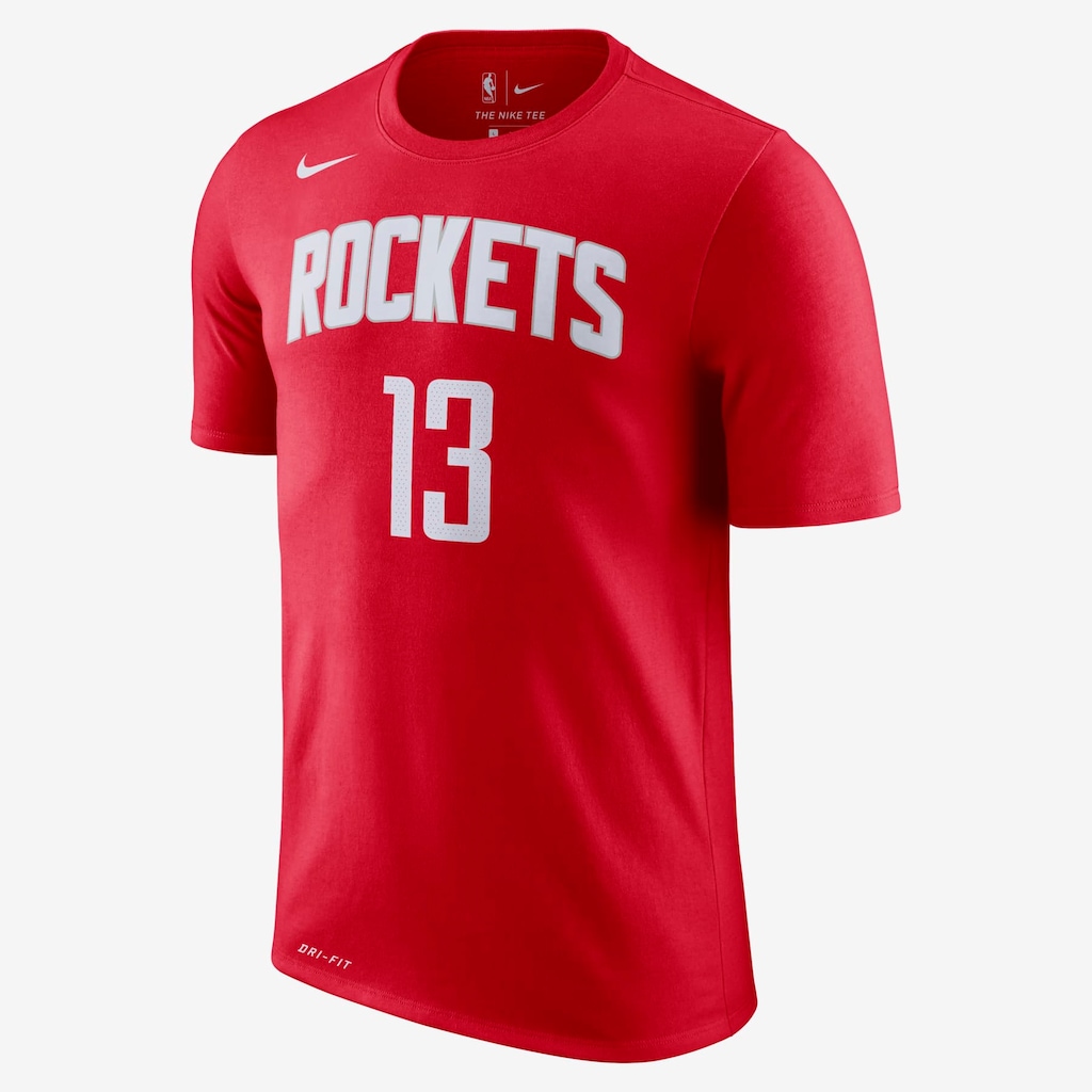Camiseta James Harden Houston Rockets Nike Dri-FIT Masculina - Foto 1