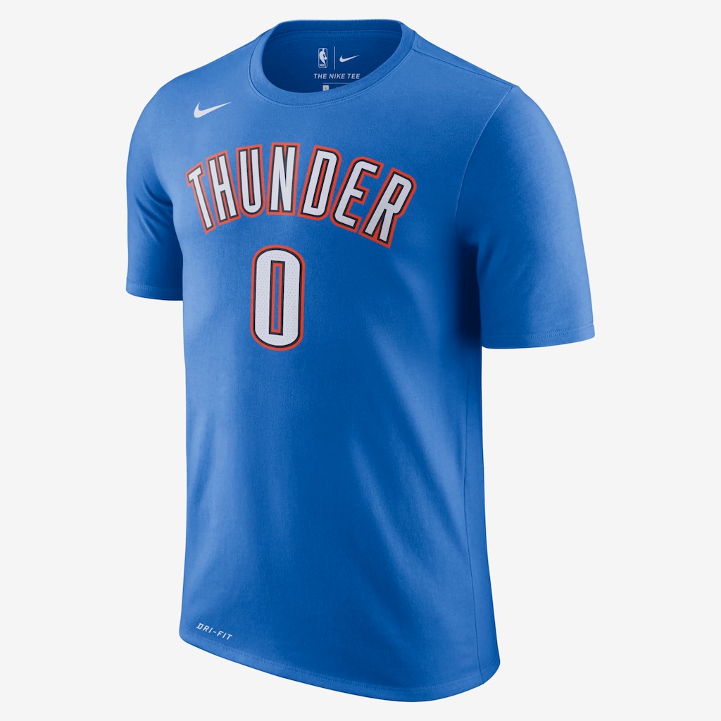 Camiseta Steven Adams Oklahoma City Thunder Nike Dri-FIT Masculina - Foto 1