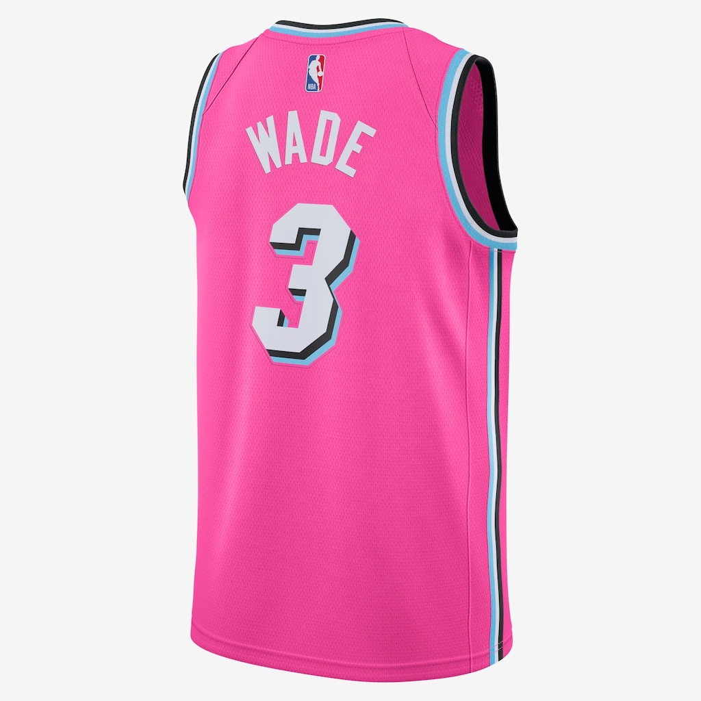 Regata Nike Miami Heat Earned City Edition Swingman Masculina - Foto 2