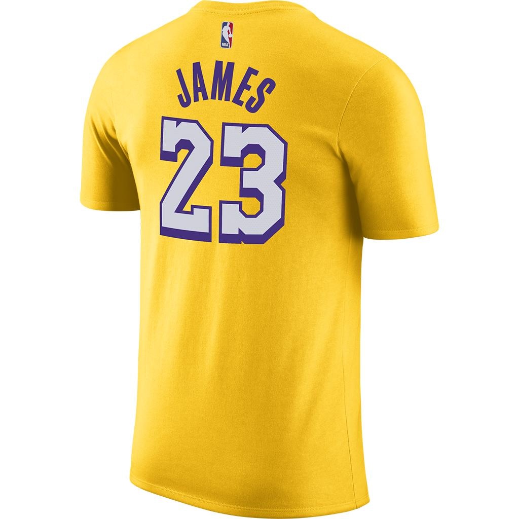 Camiseta Nike LeBron James Lakers City Edition Masculina - Foto 2