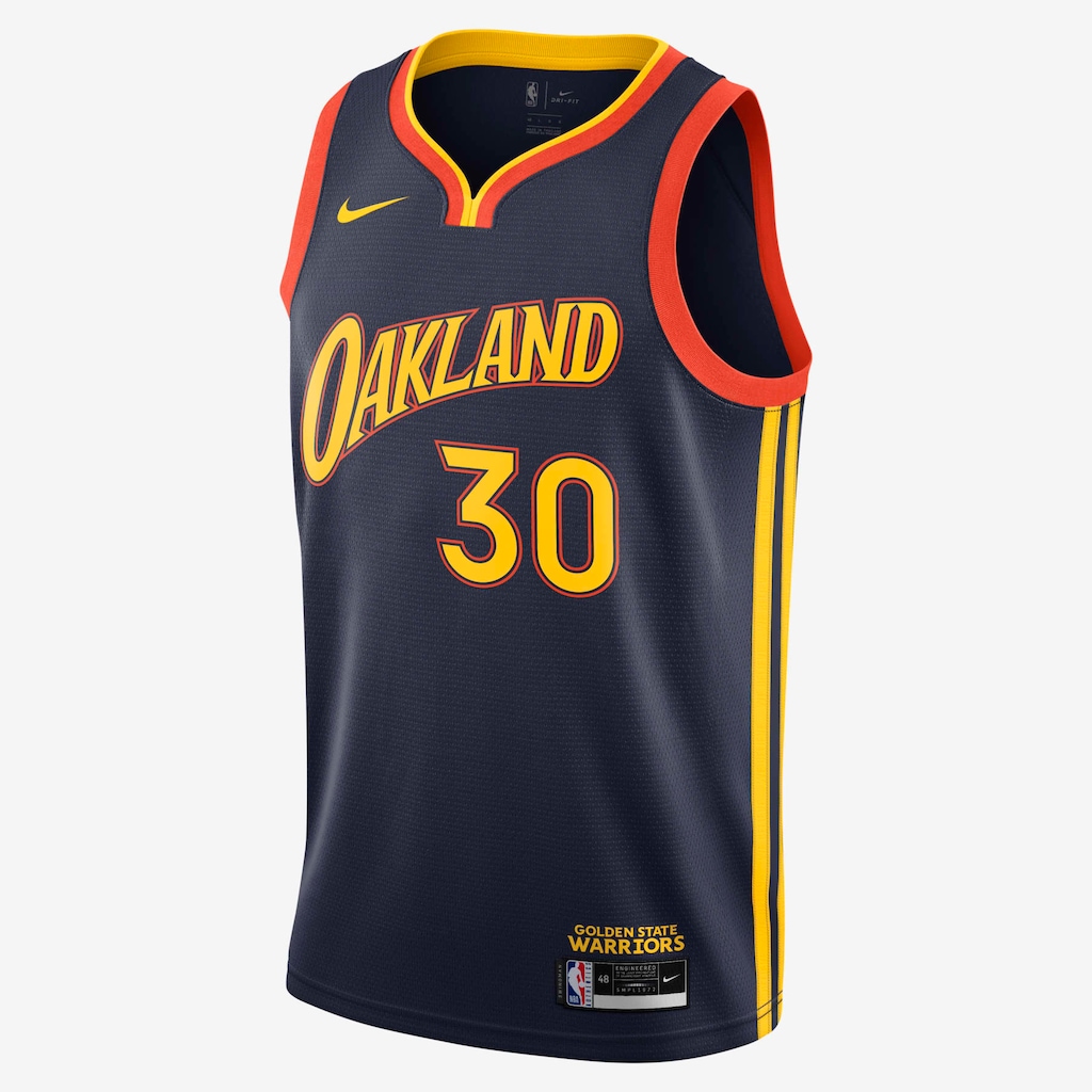 Regata Nike Golden State Warriors City Edition Masculina - Foto 1