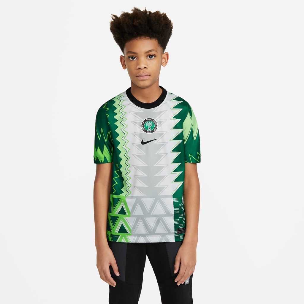 Camisa Nike Nigéria I 2020/21 Torcedor Pro Infantil - Foto 1