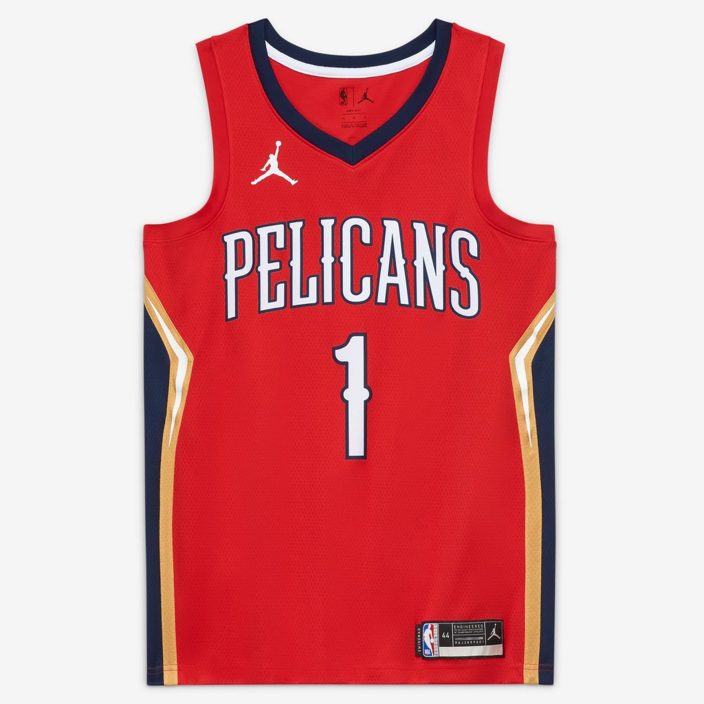 Regata Jordan New Orleans Pelicans Statement Edition 2020 Masculina - Foto 1