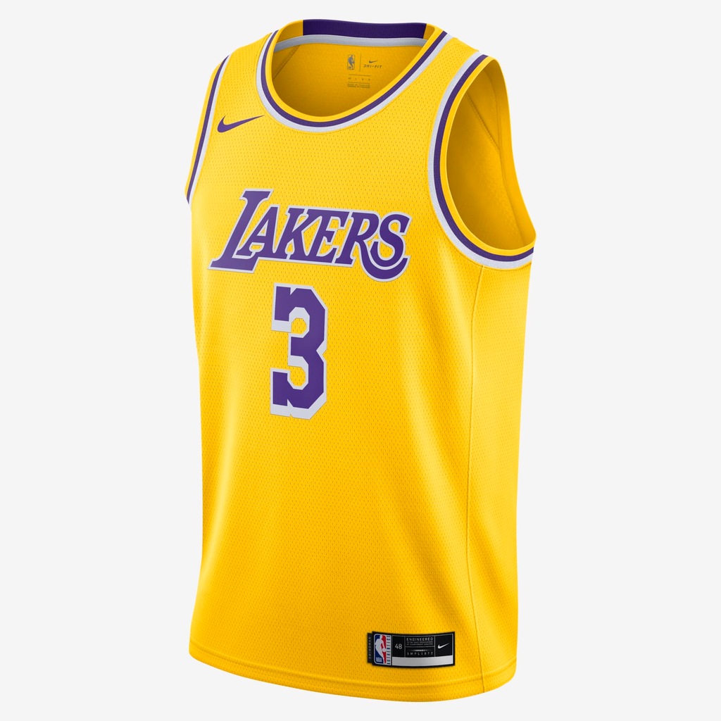 Regata Lakers LeBron James Icon Edition 2020/21 Masculina - Foto 1
