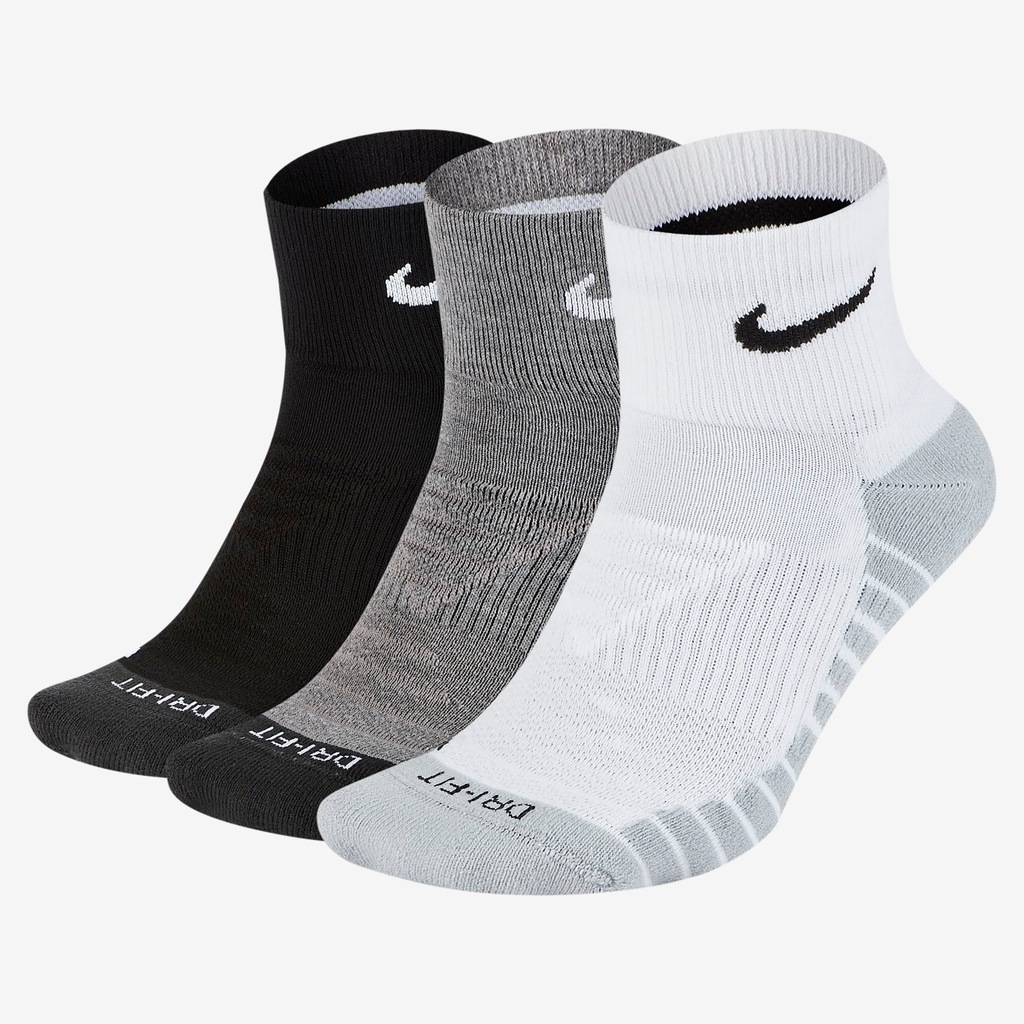 Meia Nike Dri-Fit Cushion (3 pares) - Foto 1