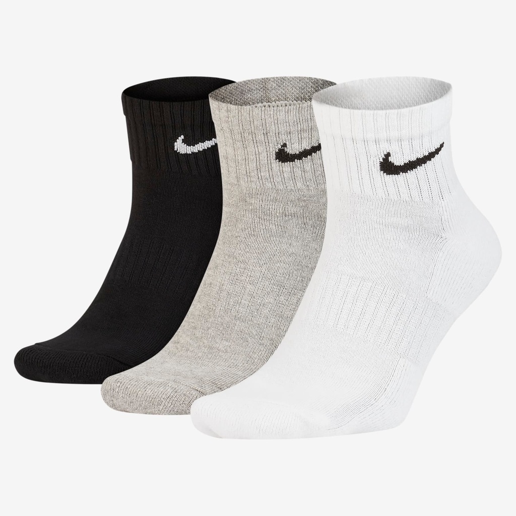 Meia Nike Everyday Cushion (3 pares) Unissex - Foto 1