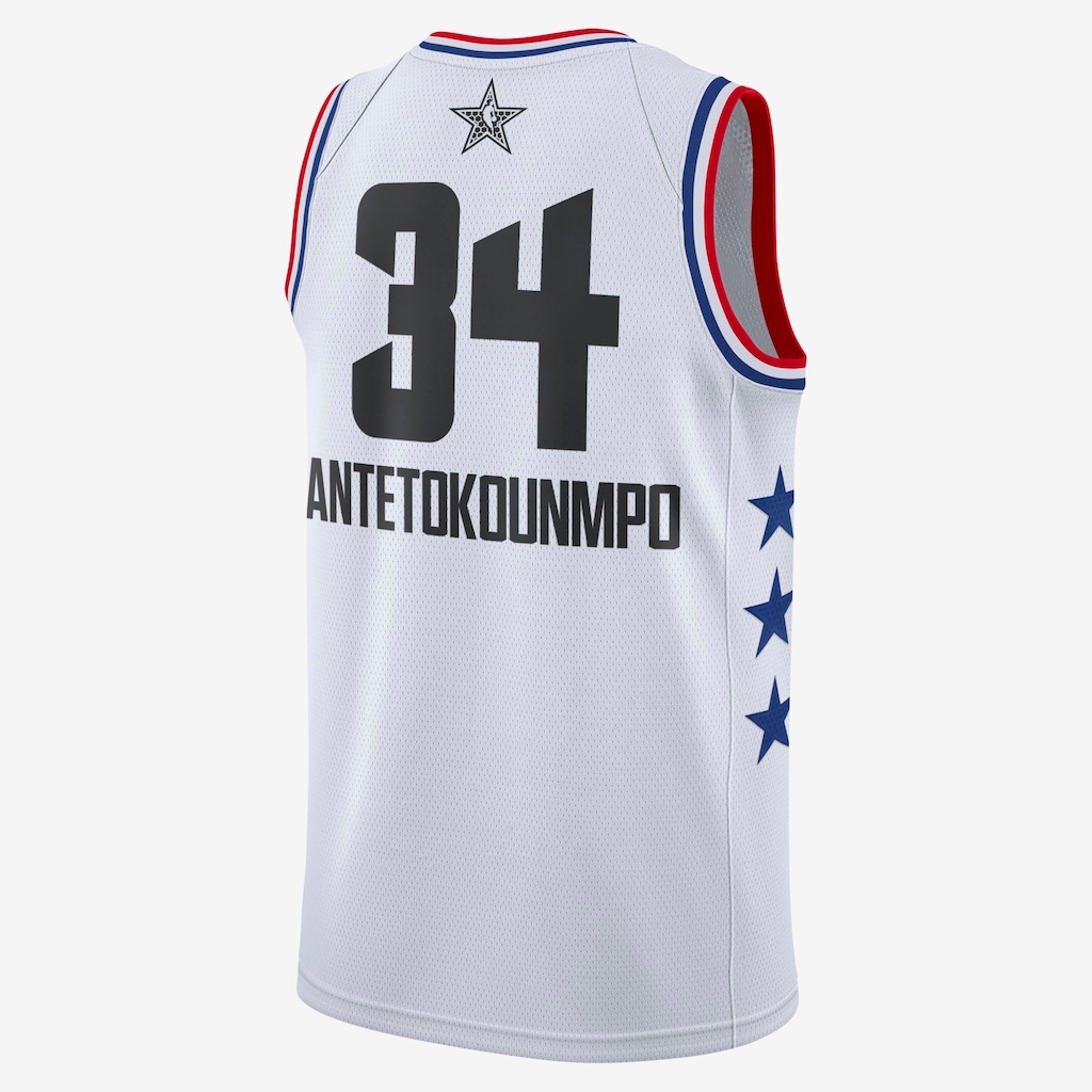 Regata Jordan All-Star Edition Swingman White Masculino - Foto 2
