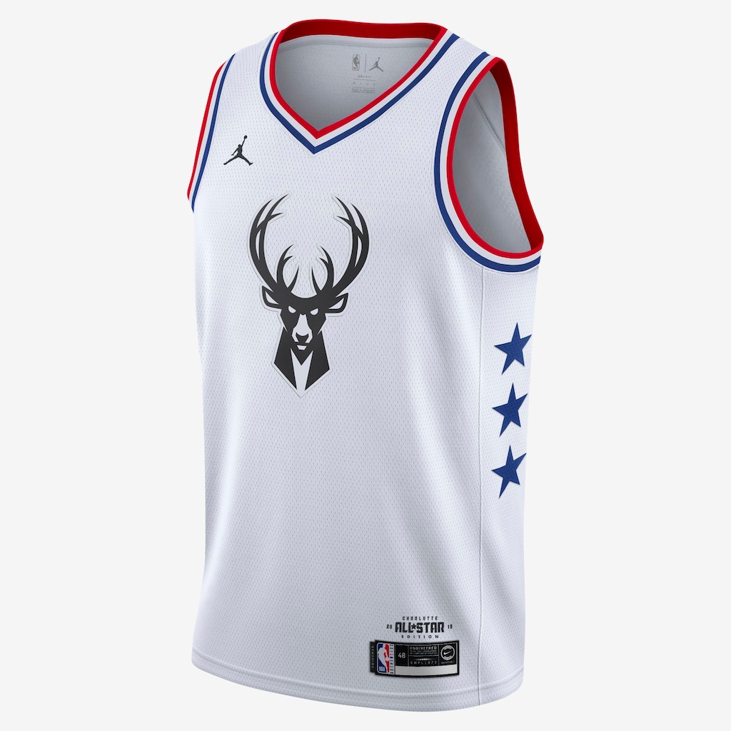 Regata Jordan All-Star Edition Swingman White Masculino - Foto 1