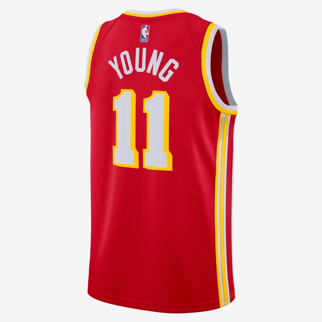 Regata Nike Trae Young Hawks Icon Edition 2020 Masculina - Foto 2