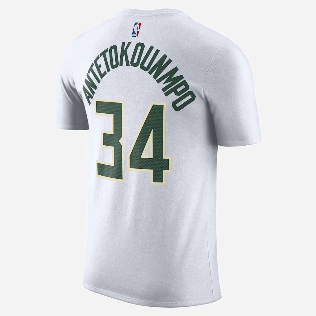 Camiseta Nike Milwaukee Bucks Masculina - Foto 2