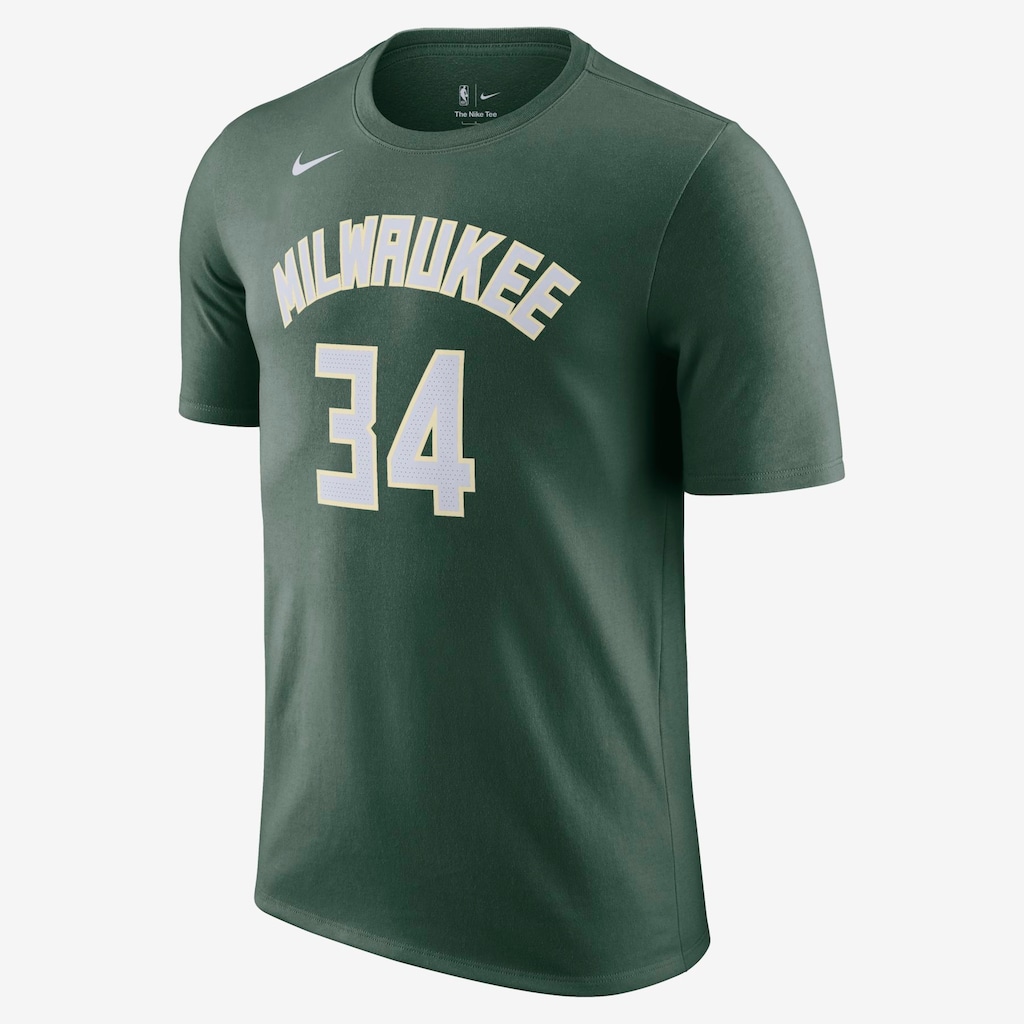 Camiseta Nike Milwaukee Bucks Masculina - Foto 1