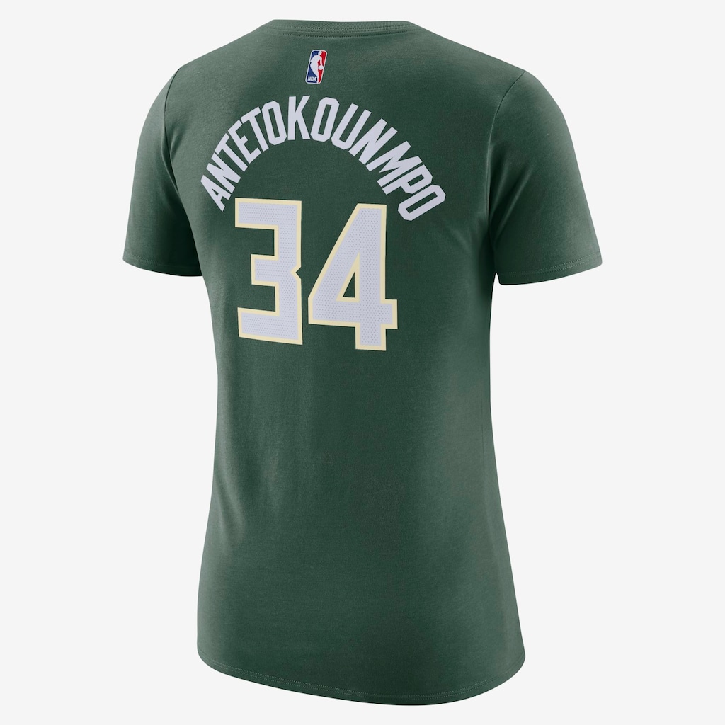 Camiseta Nike Milwaukee Bucks Next Nature Feminina - Foto 2