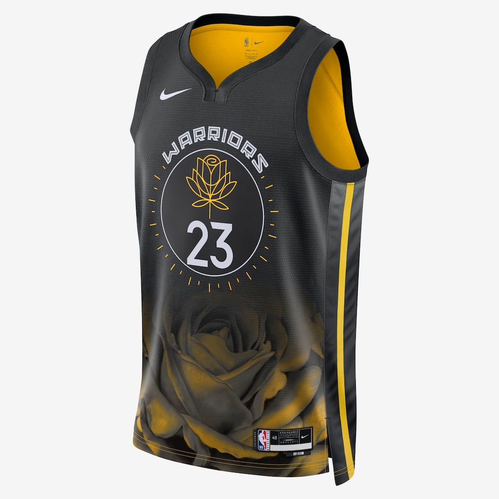 Regata Nike Golden State Warriors City Edition 2022/23 Masculina - Foto 1