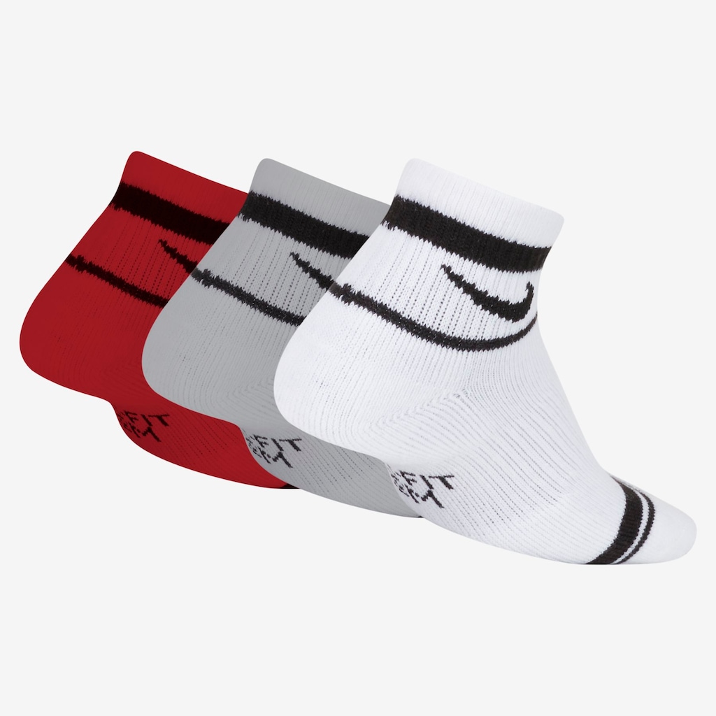 Meia Nike Everyday (3 pares) Infantil - Foto 2