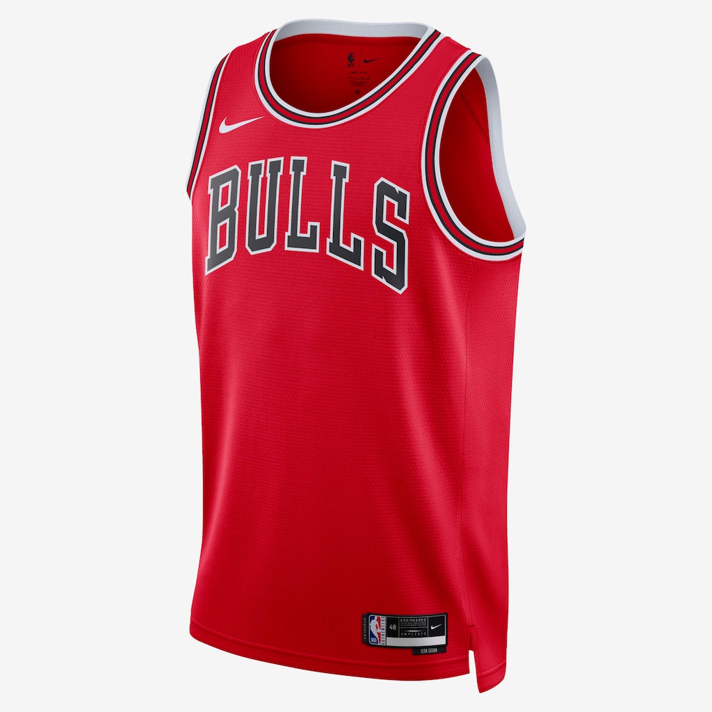 Regata Nike Chicago Bulls Icon Edition 2023/24 Masculina - Foto 1