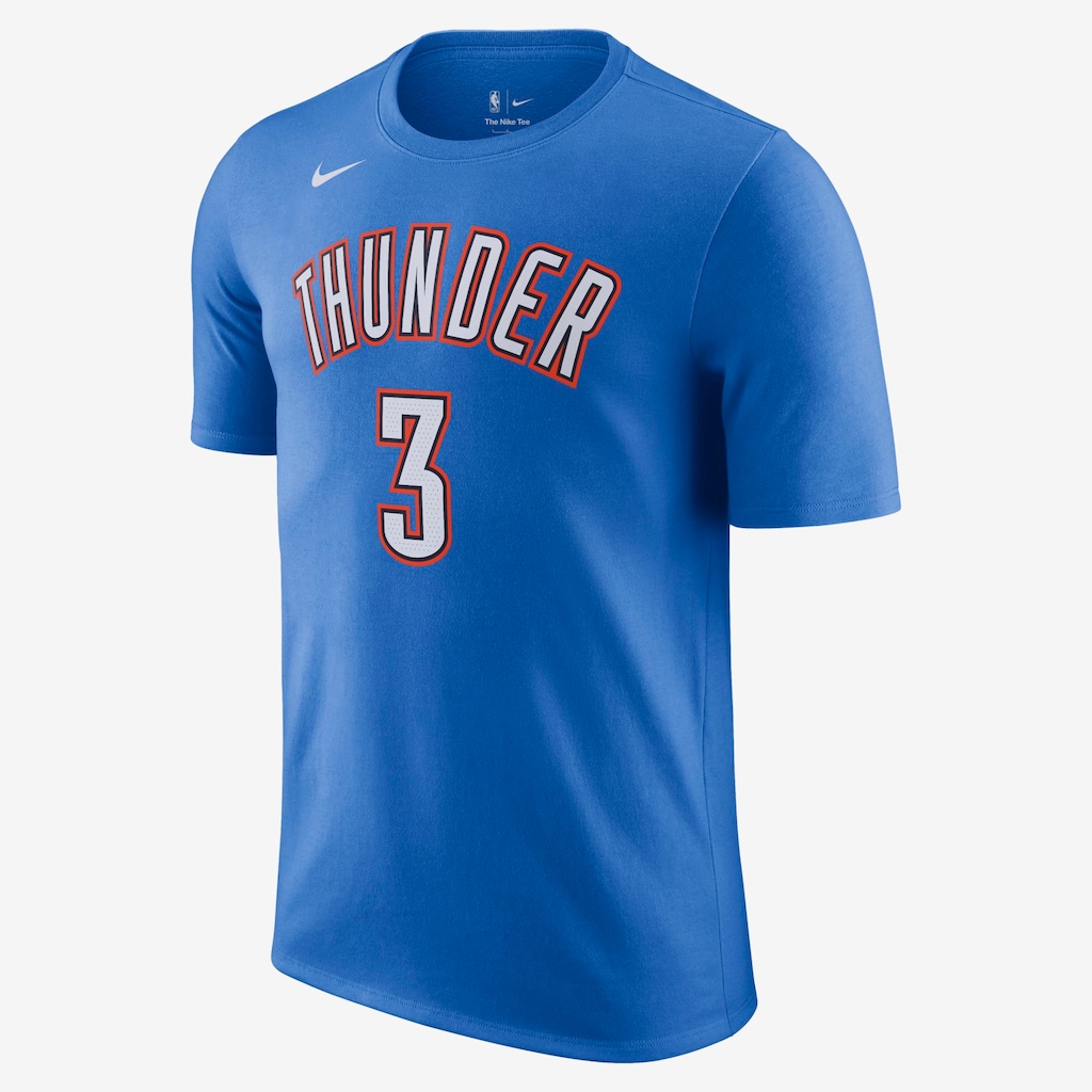 Camiseta Nike Oklahoma City Thunder Next Nature Masculina - Foto 1