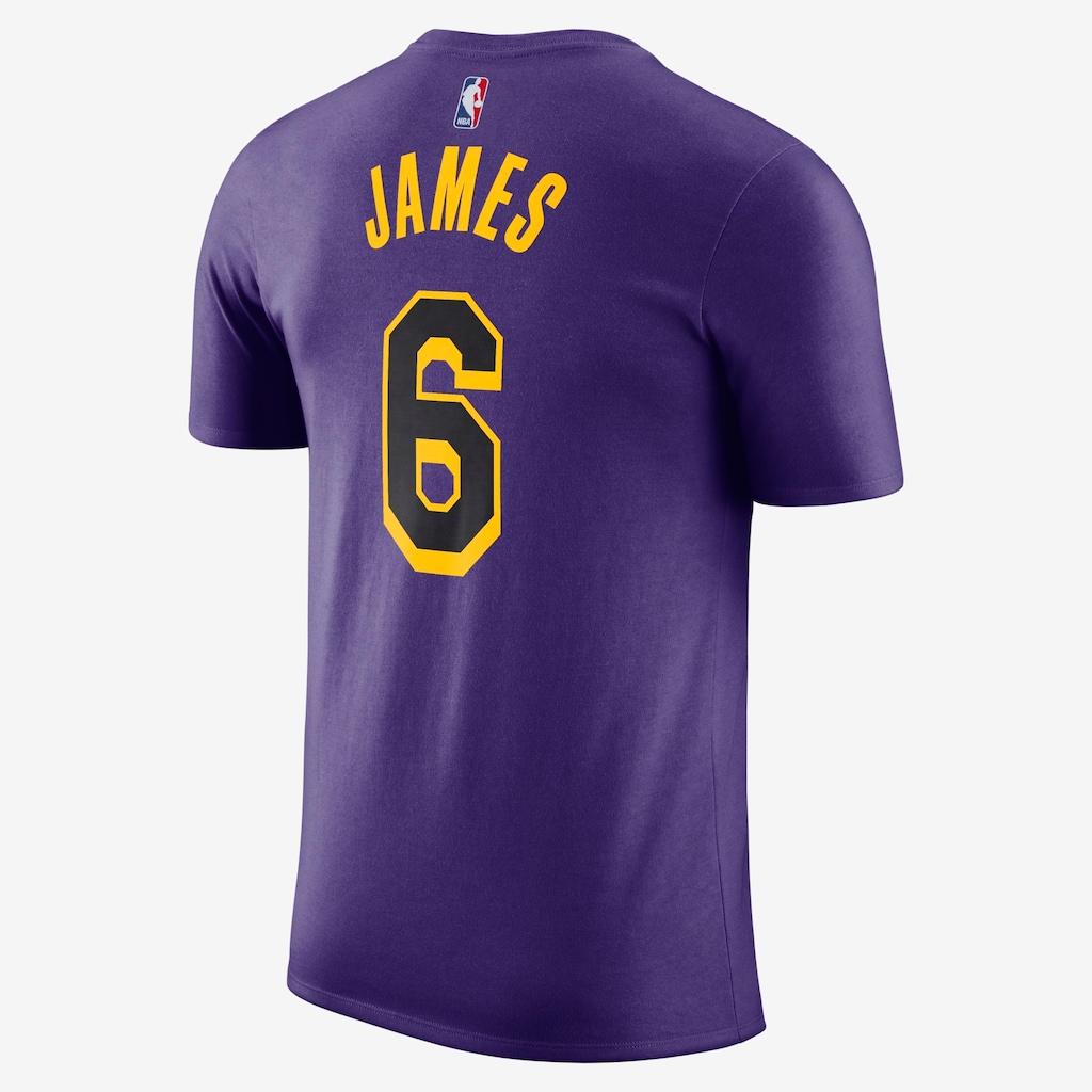 Camisa Jordan Los Angeles Lakers Statement Edition Masculina - Foto 2