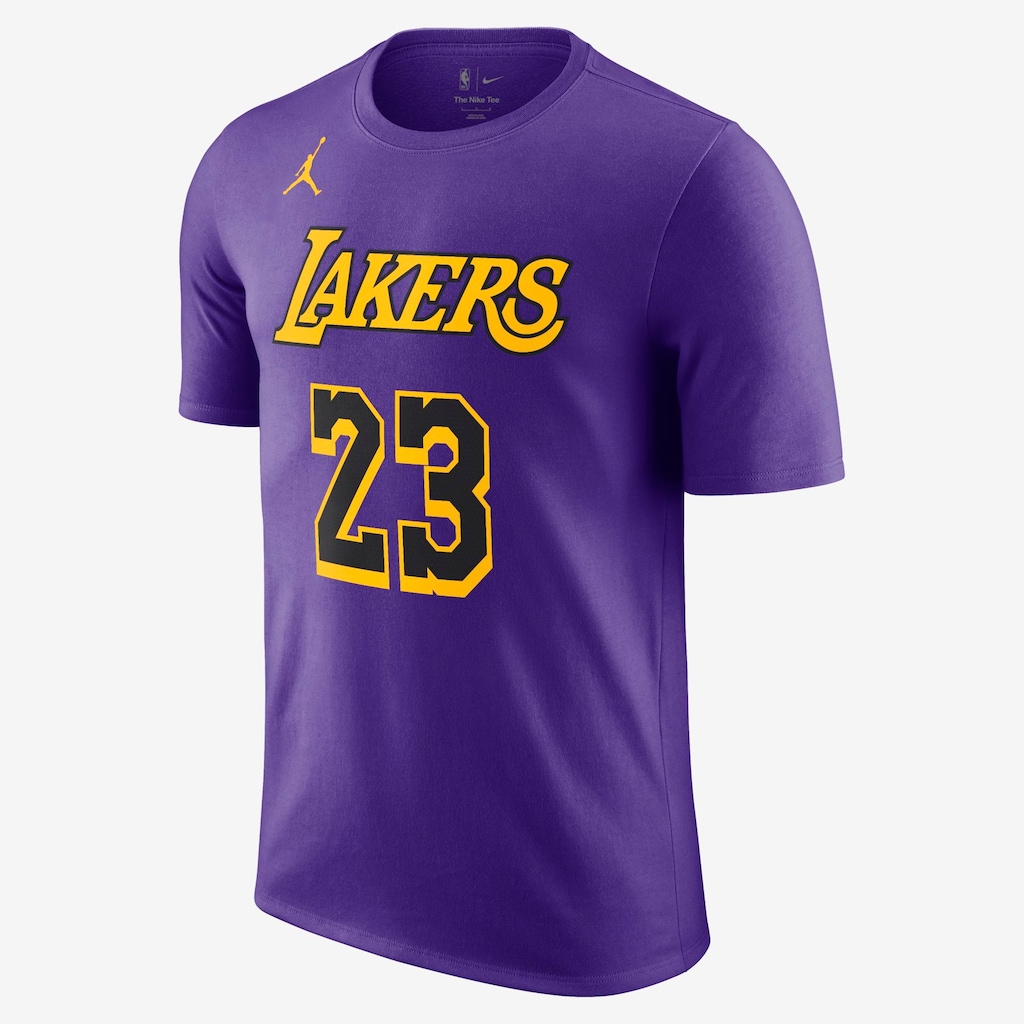 Camisa Jordan Los Angeles Lakers Statement Edition Masculina - Foto 1