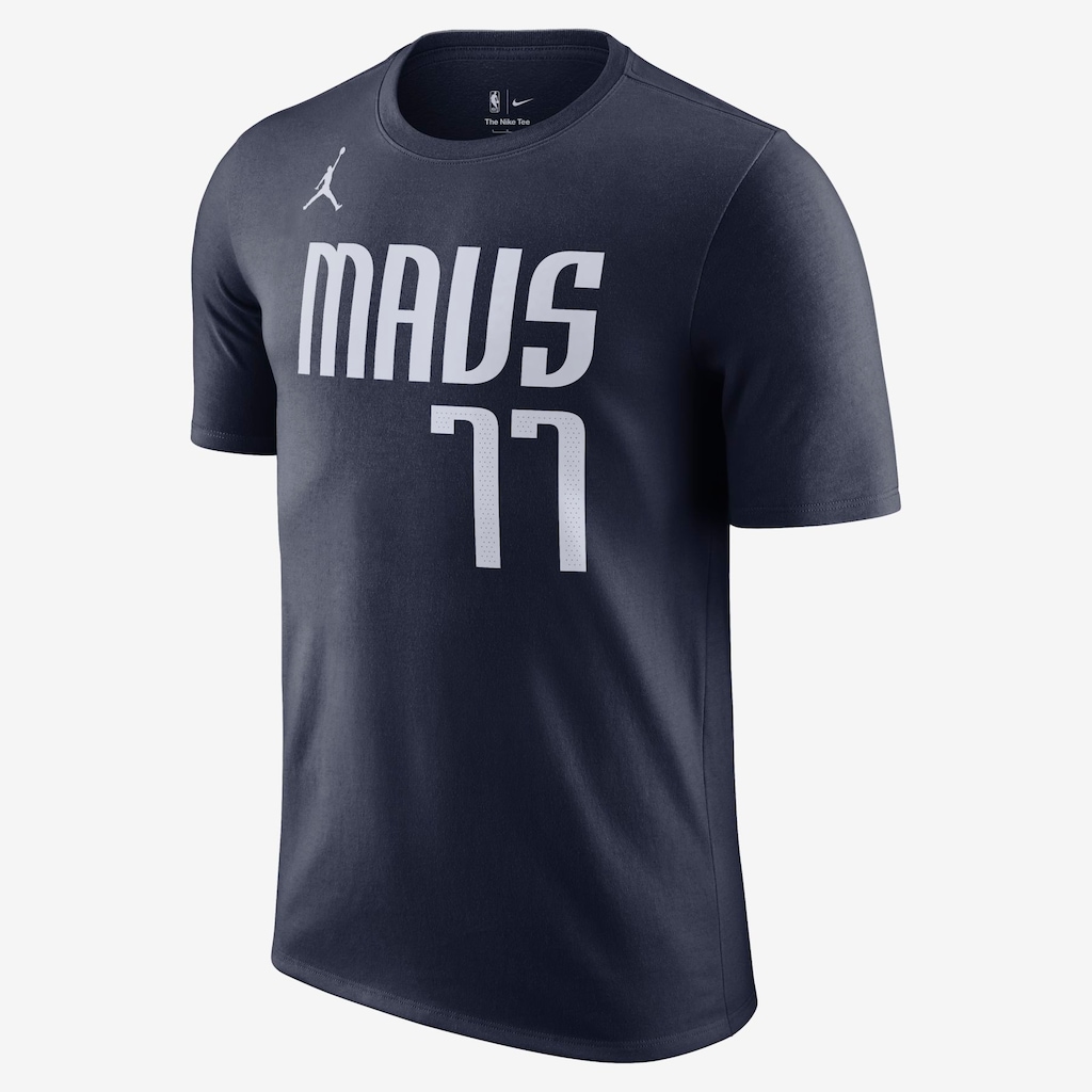 Camiseta Jordan Dallas Mavericks Statement Edition Masculina - Foto 1