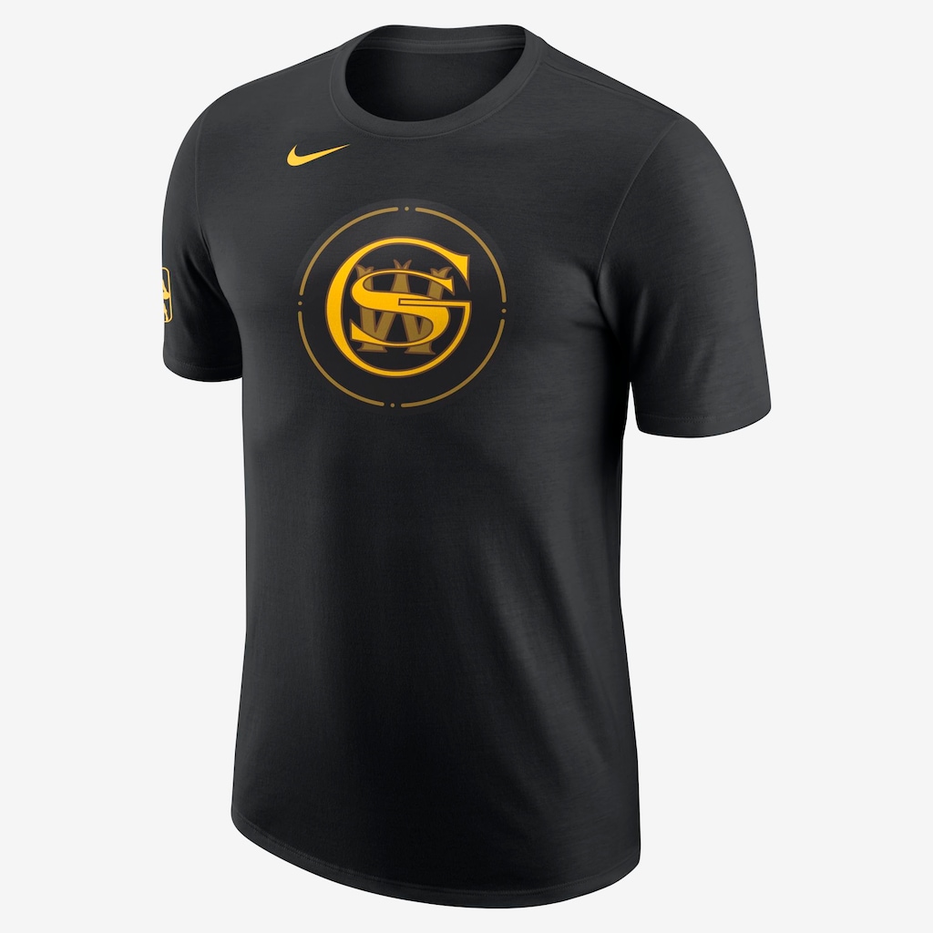 Camiseta Nike Golden State Warriors City Edition Masculina - Foto 1
