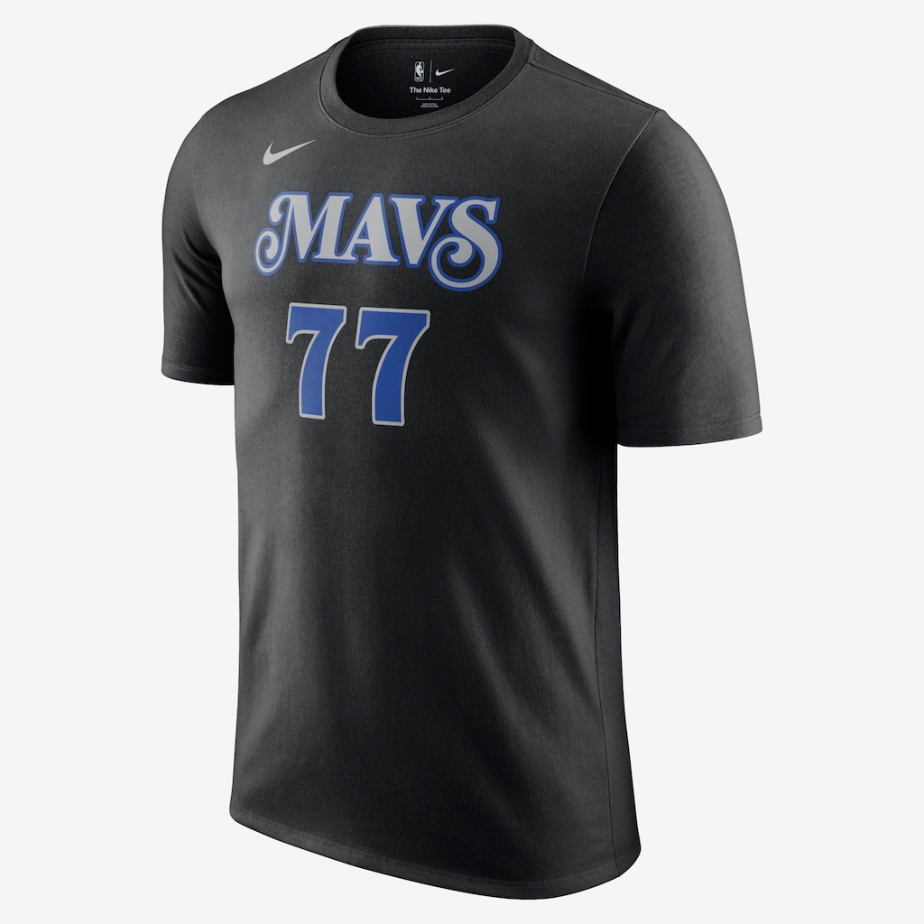Camiseta Nike Dallas Mavericks City Edition Masculina - Foto 1
