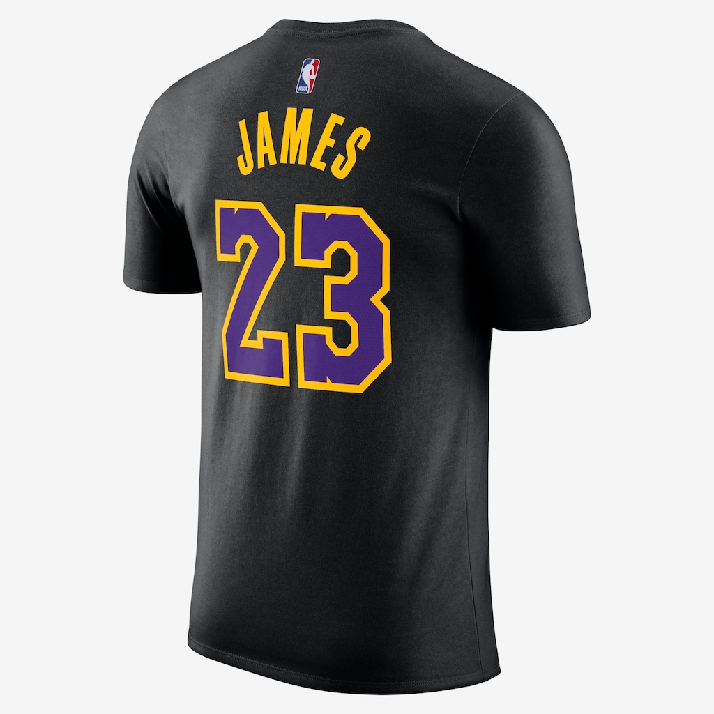 Camiseta Nike Los Angeles Lakers City Edition Masculina - Foto 2