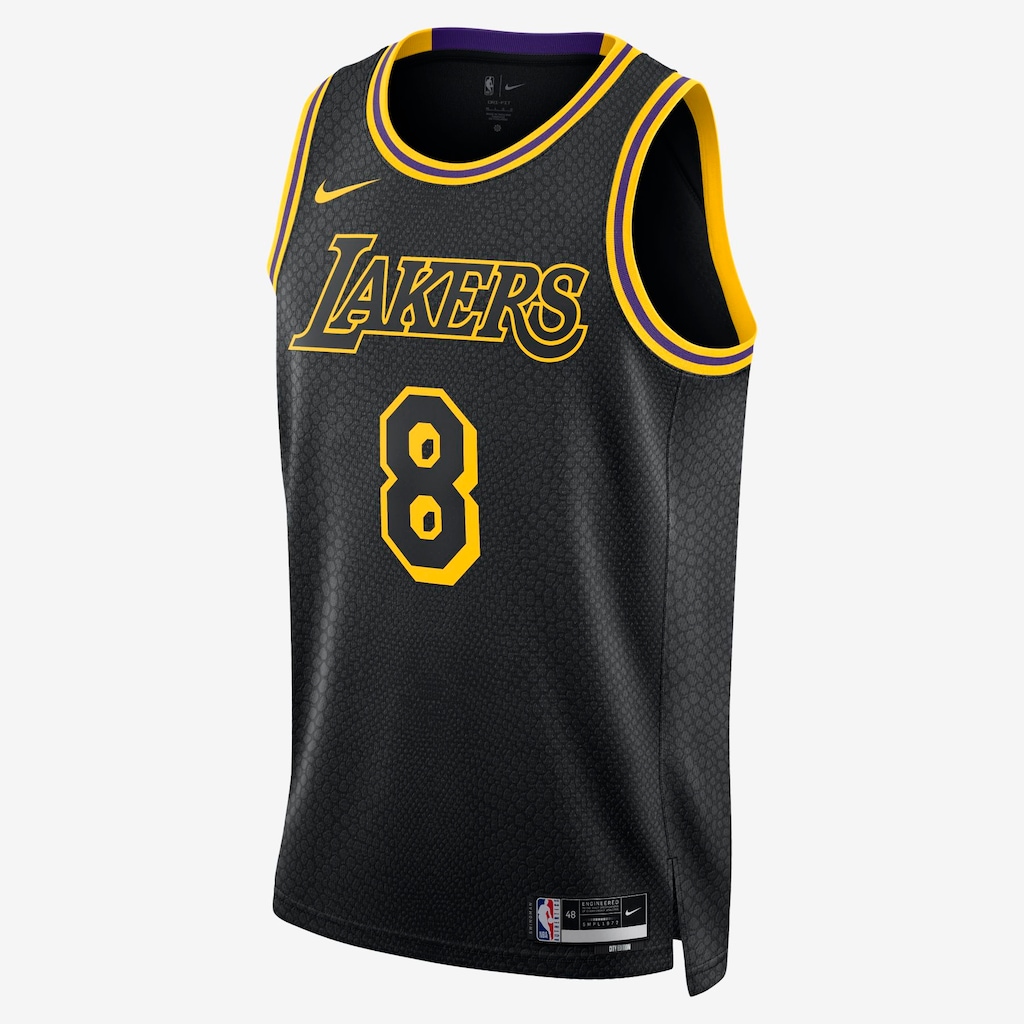 Regata Nike Los Angeles Lakers City Edition Masculina - Foto 1