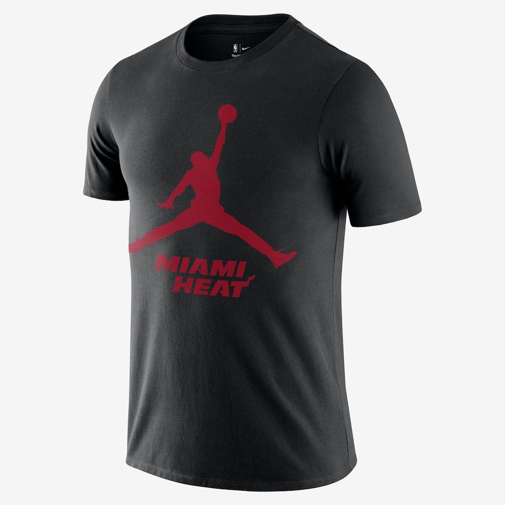 Camiseta Jordan Miami Heat Essential Masculina - Foto 1