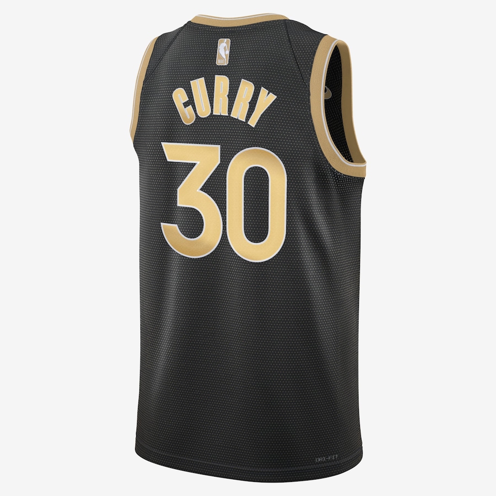 Regata Nike NBA Stephen Curry Golden State Warriors 2024/25 Select Series Masculina - Foto 2