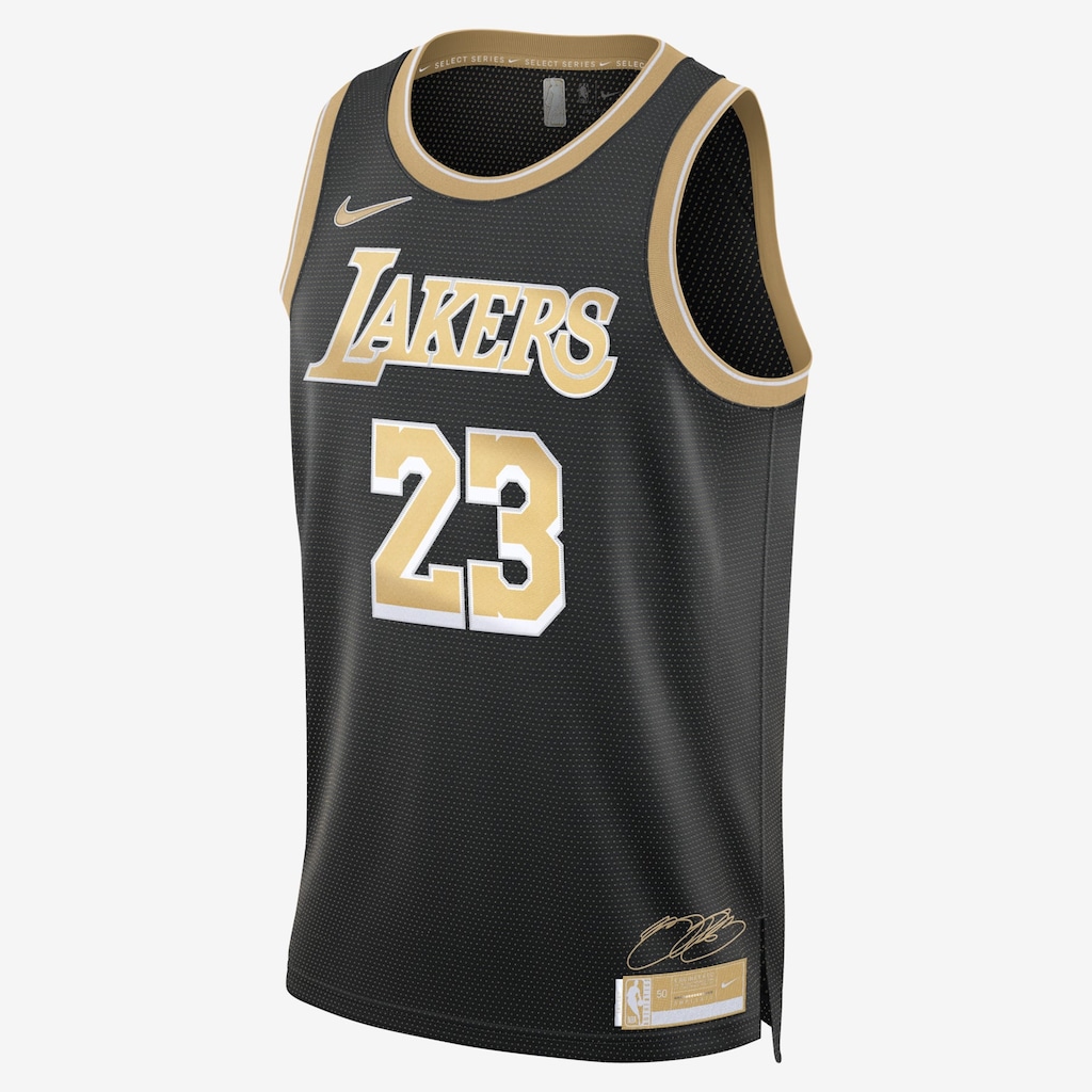 Regata Nike NBA LeBron James Los Angeles Lakers 2024/25 Select Series Masculina - Foto 1