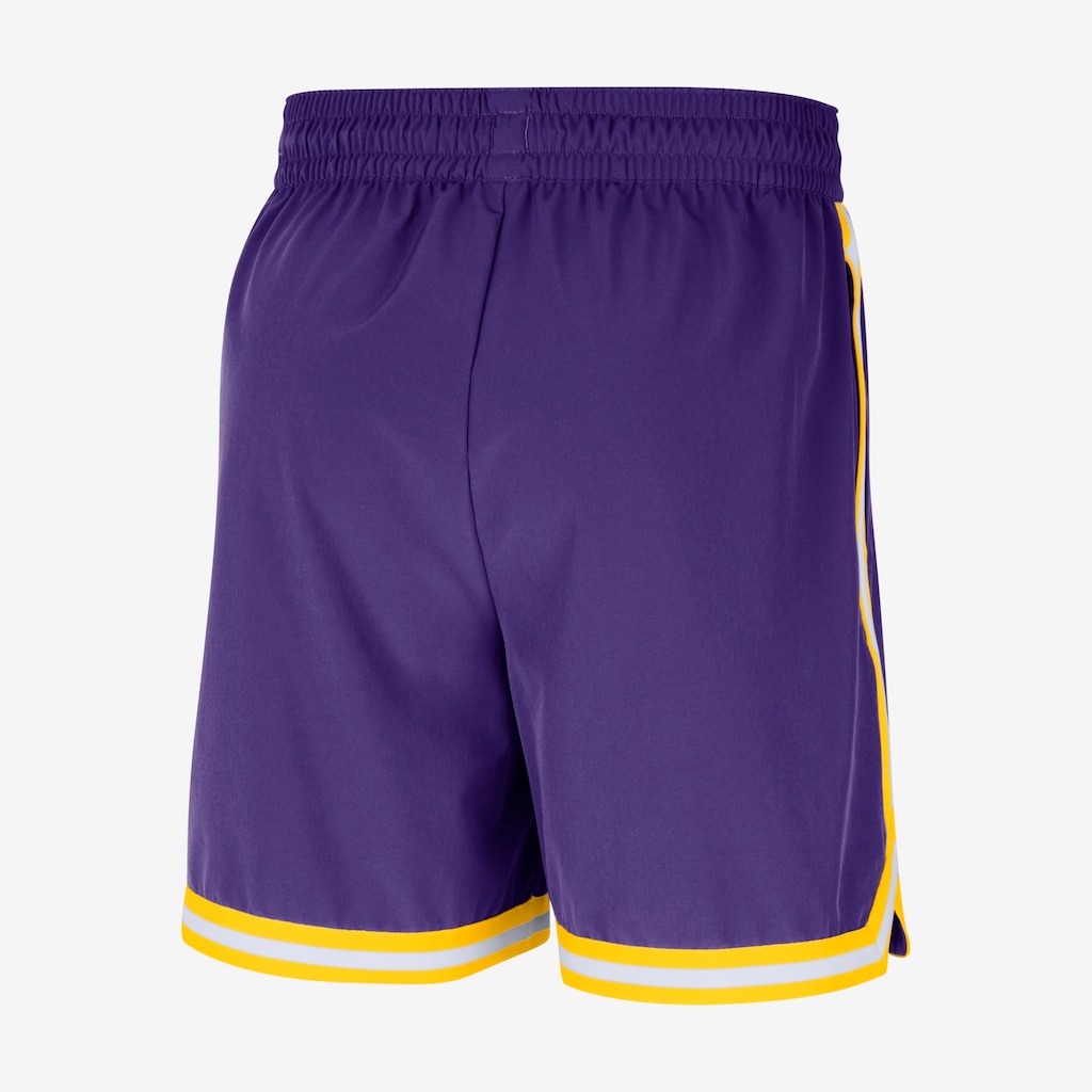 Shorts Nike NBA Los Angeles Lakers Masculino - Foto 2