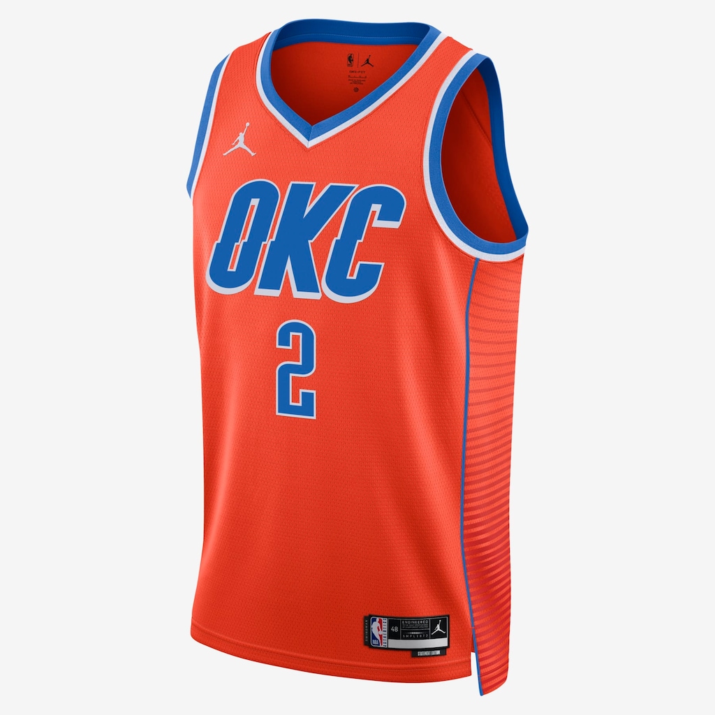 Regata Nike NBA Shai Gilgeous-Alexander Oklahoma City Thunder Statement Edition Masculina - Foto 1
