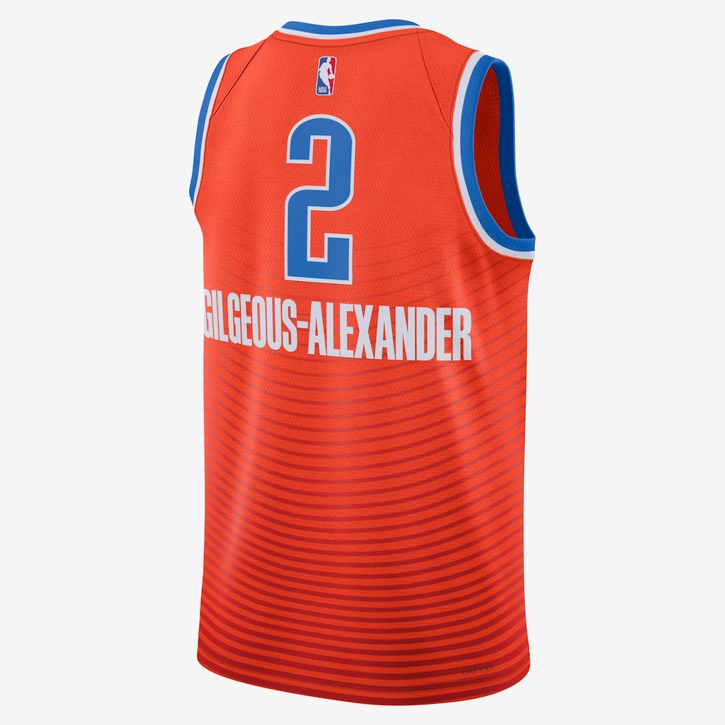Regata Nike NBA Shai Gilgeous-Alexander Oklahoma City Thunder Statement Edition Masculina - Foto 2