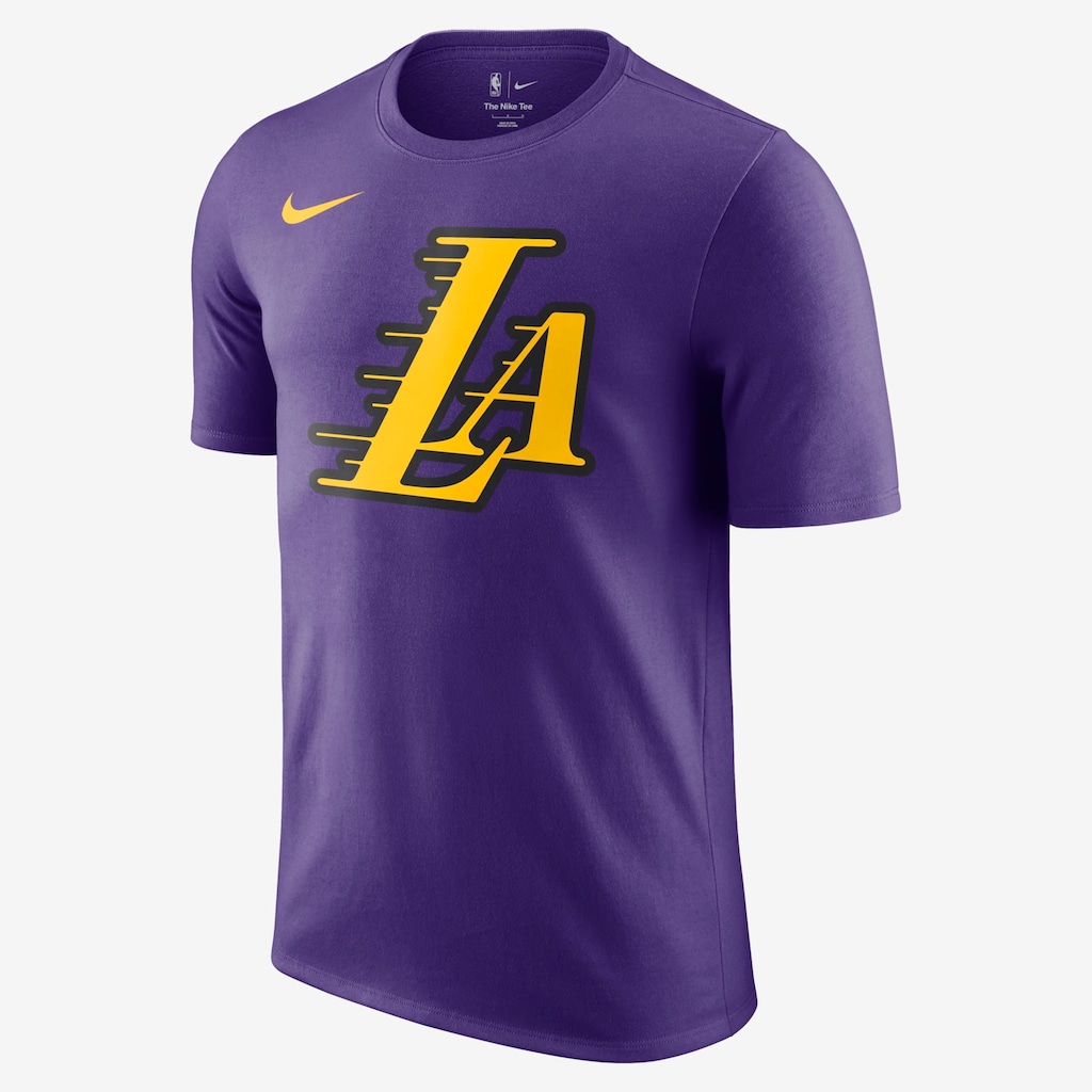 Camiseta Nike NBA Los Angeles Lakers City Edition Masculina - Foto 1